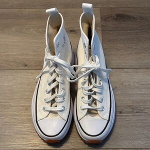 White Converse Chuck Taylor High-Top Sneakers NEW